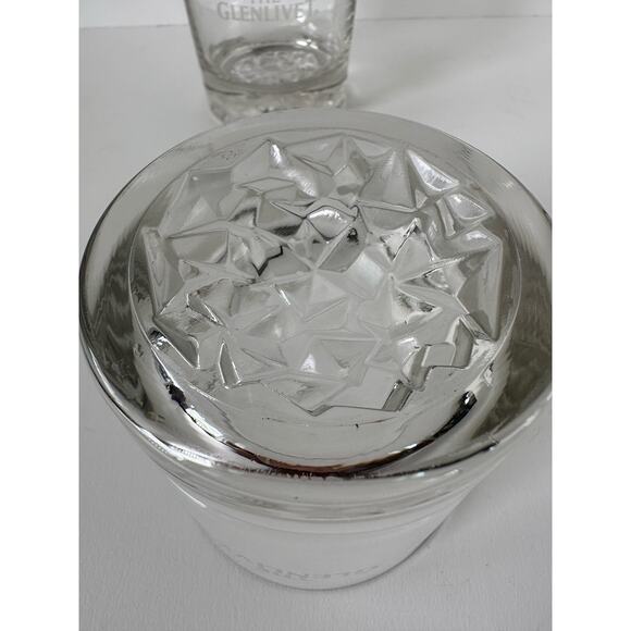 The Glenlivet Scotch Whisky Rocks Glass Raised Cut Base Etched 10 oz Heavy set 2 - Picture 5 of 7